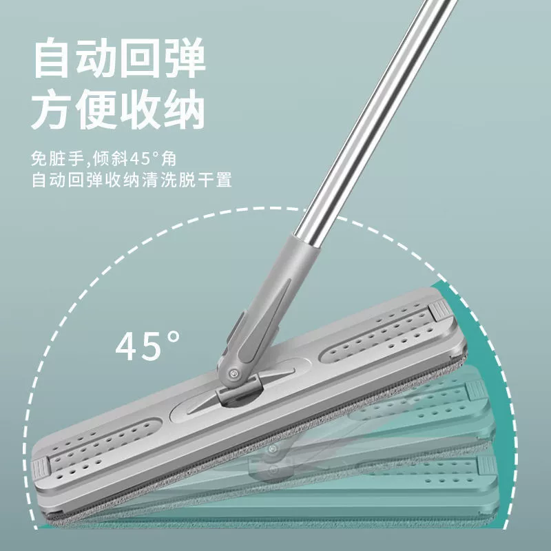 Flat Mop 2023 Collection, Thick Microfiber Pad, Spin Bucket Cleaning Set — Cleans First Pass