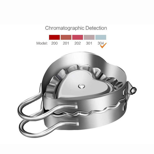 Dumpling making tool 304 stainless steel dumpling making tool heart-shaped creative dumpling mold dumpling wrapper tool