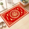 Crystal velvet red door pad-15