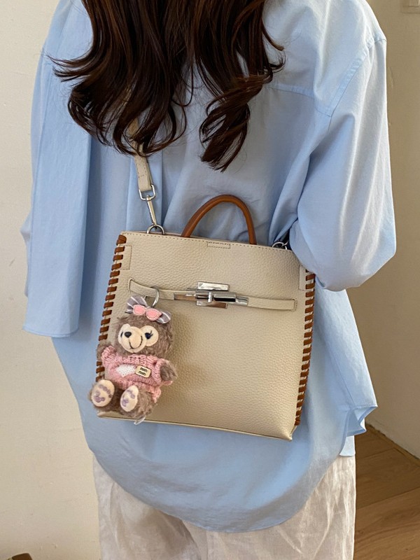 Bolso para mujeres 2026 nuevo estilo de alta calidad de moda tejida bolsa de mano alta textura versátil de viaje mochila de hombro