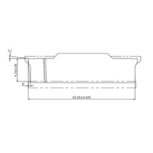 非标槽刀片 C1.4*R0.2*4
