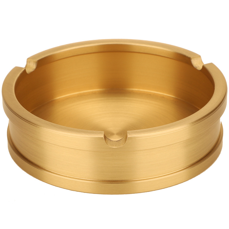 COPPERSMITH MILLENNIUM BRASS BRASS BRASH 재떨이 사무실 가정용 황동 공예 장식품 창조적 인 맞춤형 선물
