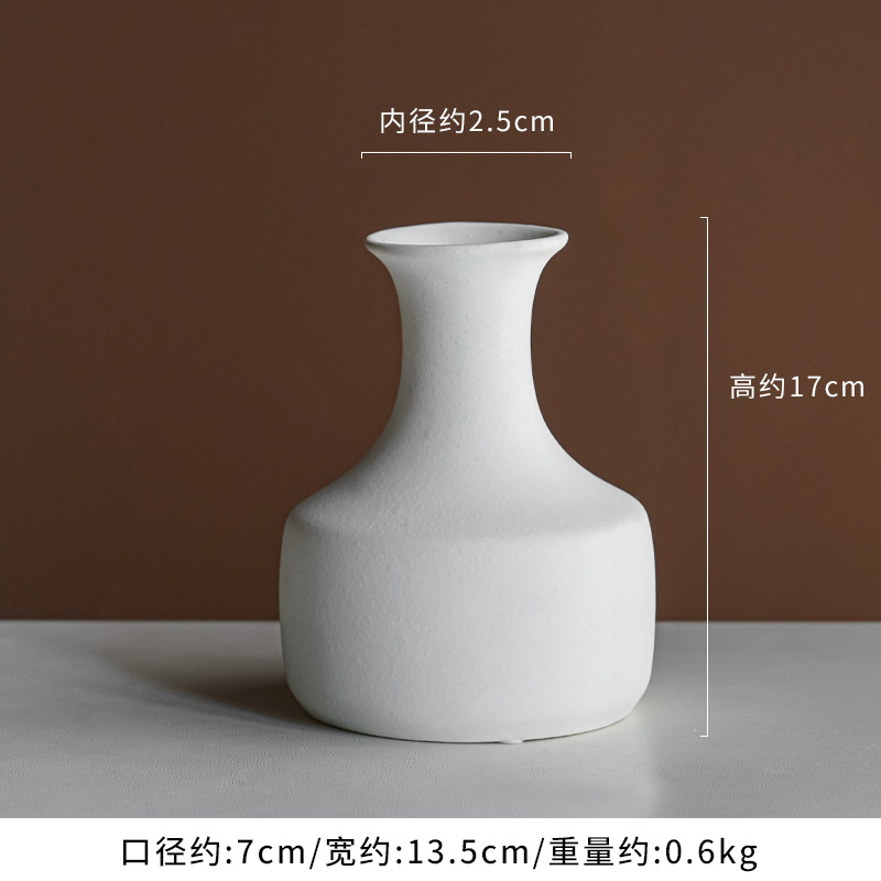 질감이 있는 세라믹 꽃병 A [물에서 키울 수 있음]
