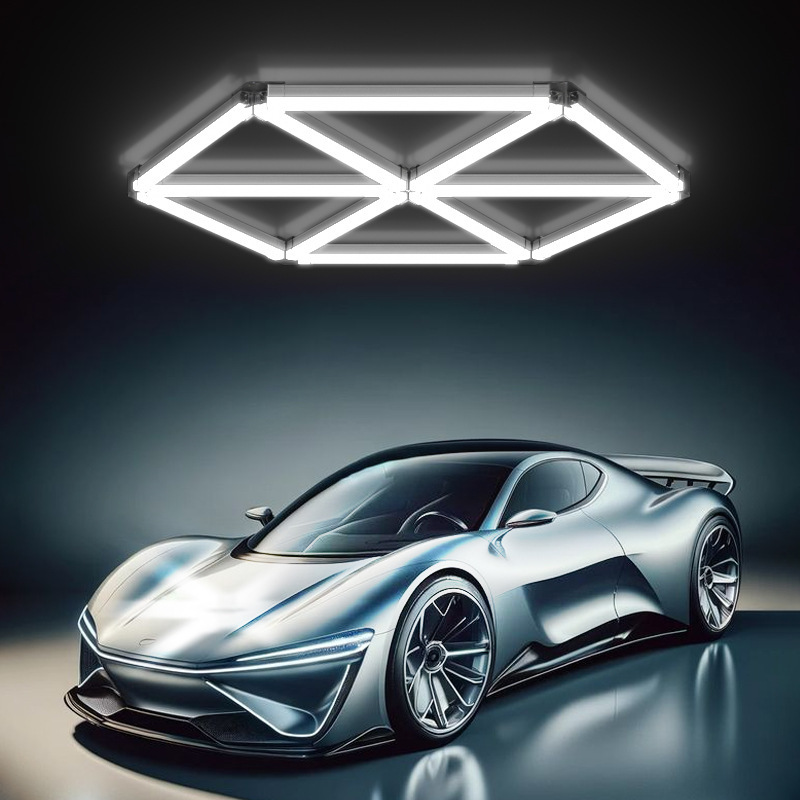 Nueva lámpara de techo RGB para lavado de automóviles lámpara de película de automóviles 84W restaurante música ritmo de atmósfera lámpara de estación de túnel