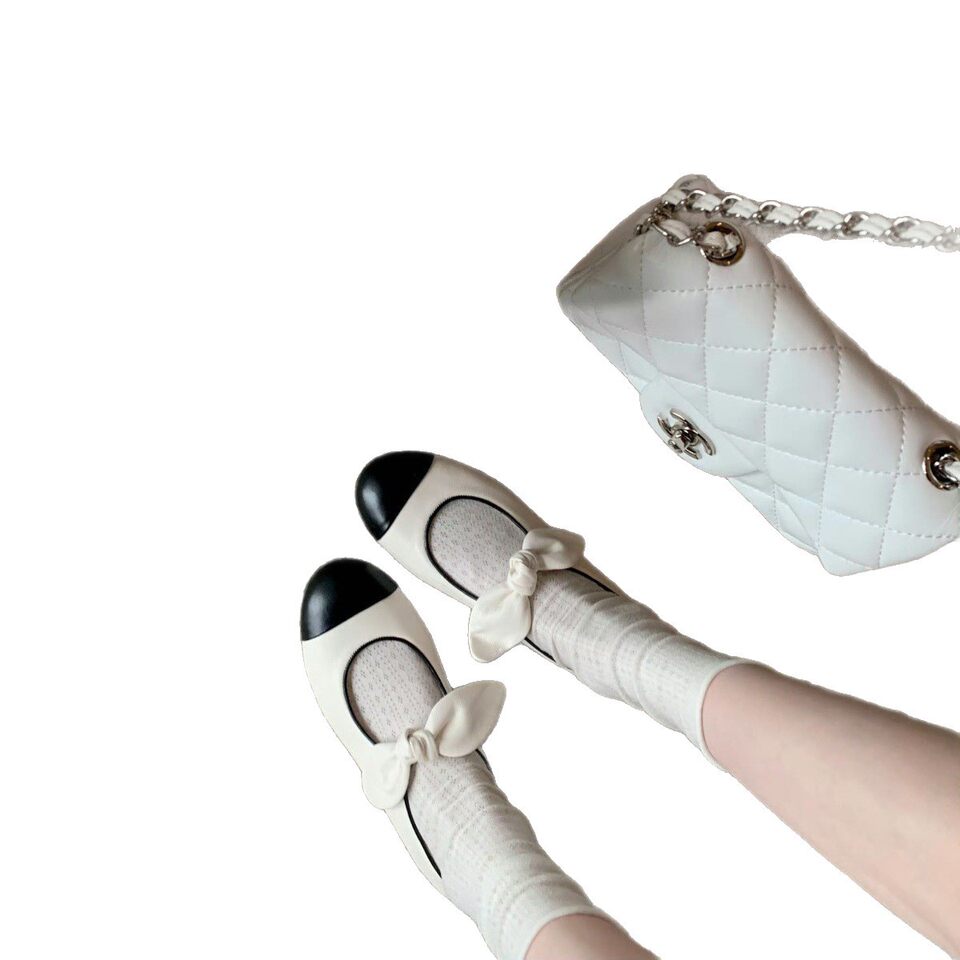 Giày Mary Jane nữ da thật đính nơ, đế dày gót ẩn tăng chiều cao, mũi tròn — Bạc, độn gót, hàng có sẵn, Màu be, độn đế, hàng có sẵn, Màu trắng sữa, độn đế, hàng có sẵn