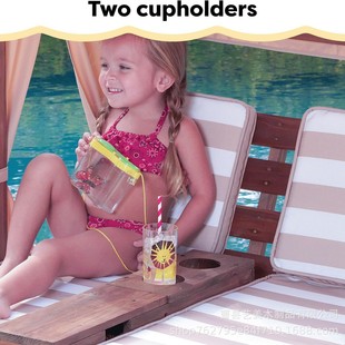 Children's Outdoor Beach Lounge Chair Kindergarten Backrest Sofa Furniture Kidsren's Friends Pet Bed Double Chair Outdoor
