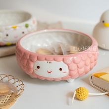 钥匙收纳摆件入户玄关置物架首饰化妆品桌面收纳盒陶瓷乔迁新居