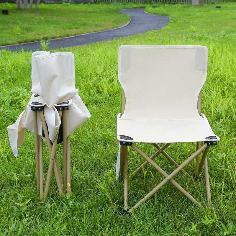 Portable outdoor Mazar folding back chair art leisure chair sketching fishing camping bench stool fishing chair