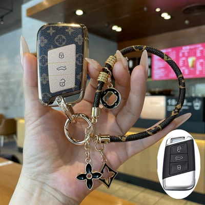 Car key bag, Key Cover, Tavendor X Folding - type-d-key-cover-light-luxury-long-chain