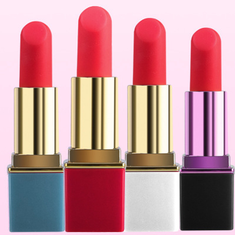 Portátil mini USB de carga magnética lápiz labial vibrador bala diez frecuencia vibración juguetes adultos del sexo al por mayor