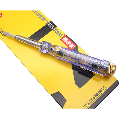 Wholesale electric test pen dual-purpose induction household test pen electrician electric pen car test pen one word 100-500V