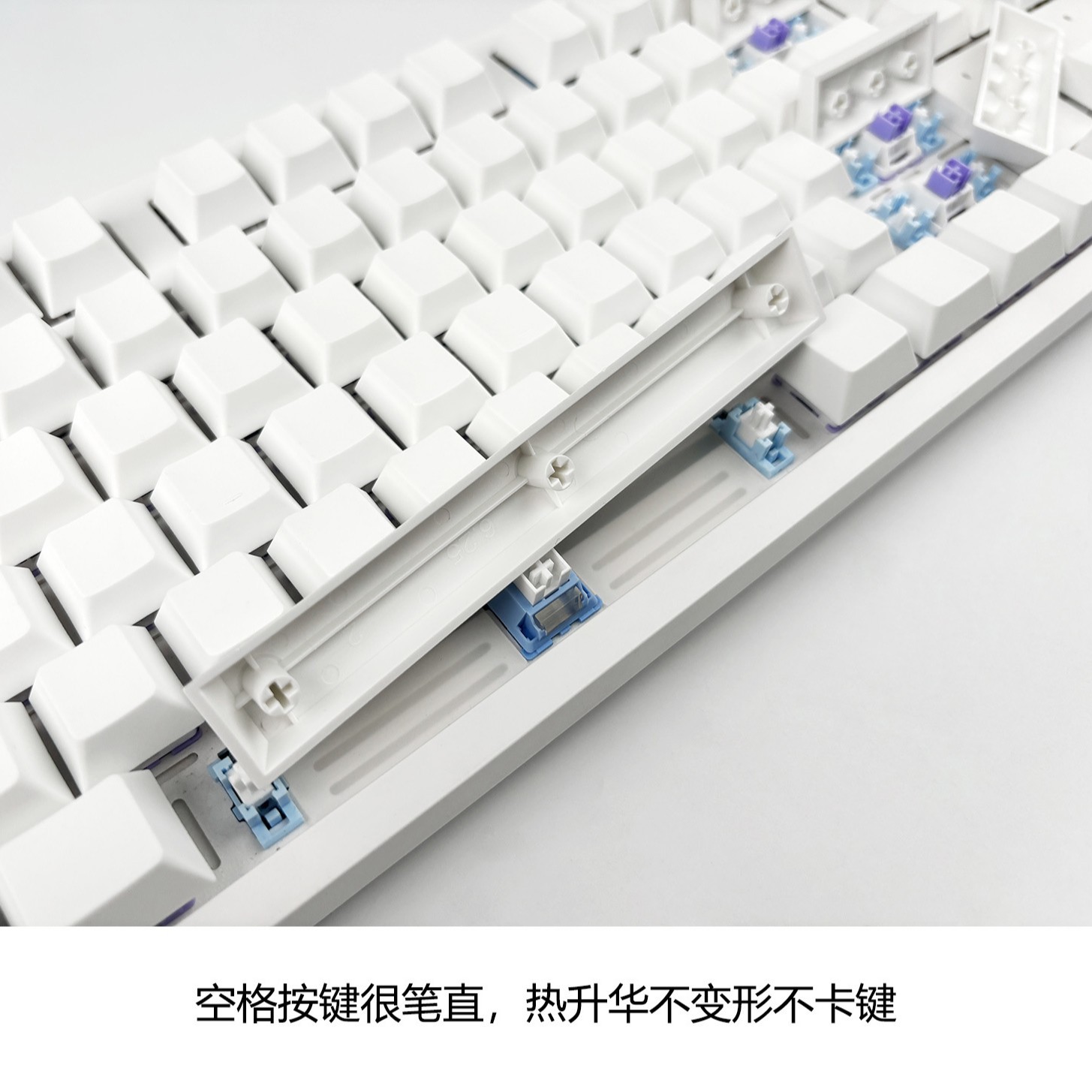 Material original de alta calidad para teclas PBT en blanco, teclas Cherry fáciles de colorear, teclas DIY, juego pequeño de 120 piezas