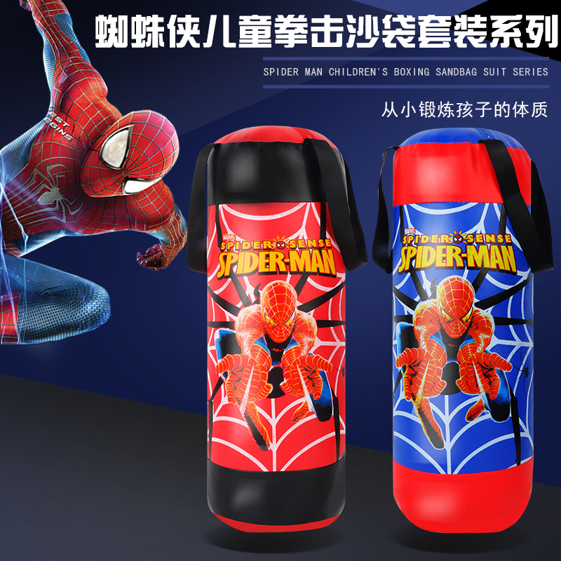 children Hanging Sandbag Sandbag Boxing glove Spider Boxing suit Muay Thai solid Filling Sports Toys