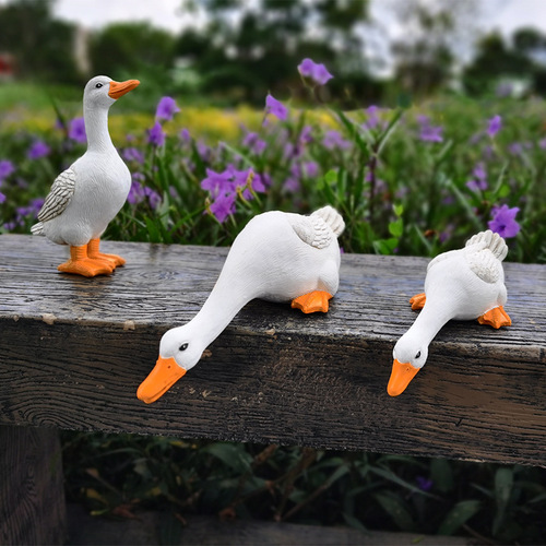 Simulation animal water-absorbing duck ornaments resin crafts garden ornaments courtyard layout pool fish pond landscaping