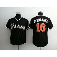 Оптовая продажа бейсбольной одежды майка Marlins Miami Marlins с вышивкой для мужчин, фанатская версия бейсбольной майки