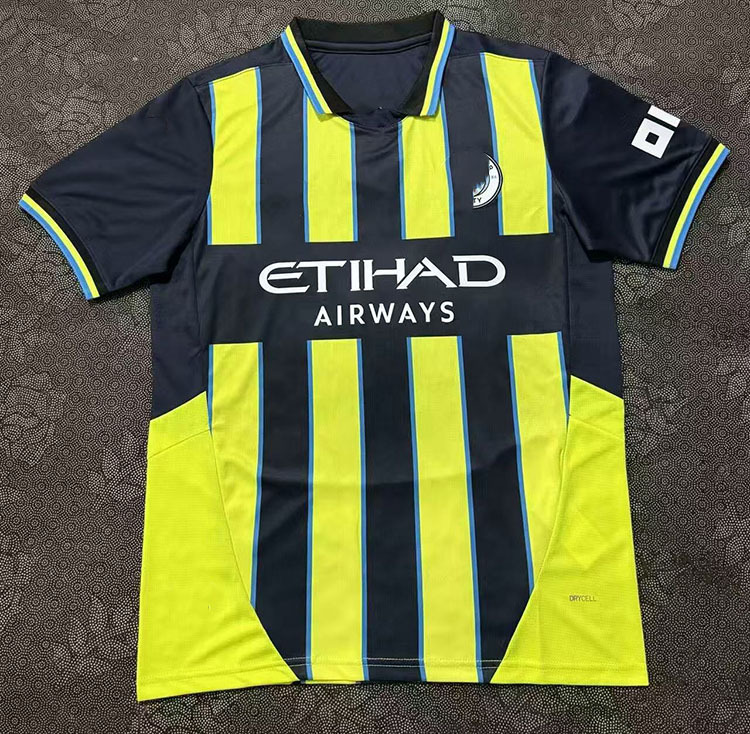 Camiseta de fútbol de manga corta del equipo nacional del Club Barcelona, versión tailandesa 242526, para aficionados masculinos, local y visitante, con la camiseta de Messi.