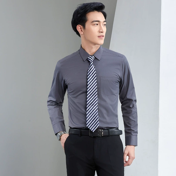 Men's dark gray shirt