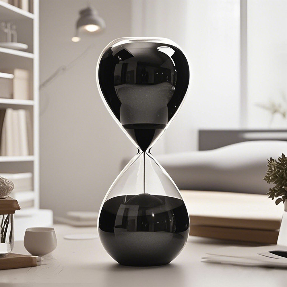 Nuevo relleno de tiempo de vidrio reloj de arena decoración adornos de oficina ilimitados voltear artefactos de descompresión regalo de cumpleaños