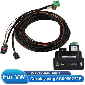 Used for Volkswagen Golf 7 Mk7 Vii Passat B8 Carplay Media USB Aux Switch Mib2
