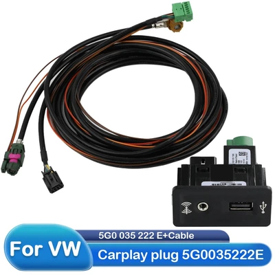 Used for Volkswagen Golf 7 Mk7 Vii Passat B8 Carplay Media USB Aux Switch Mib2