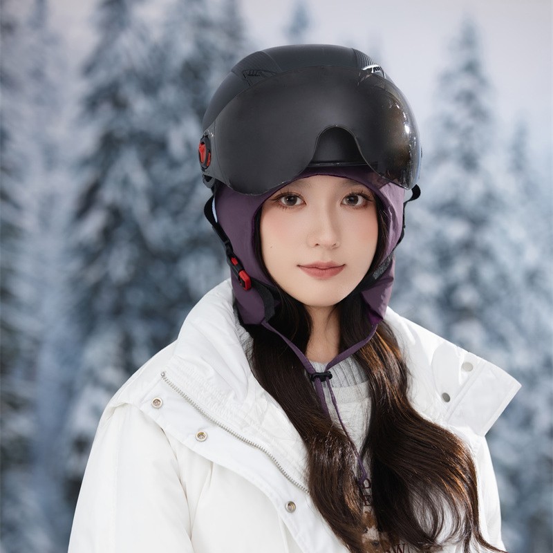 女士冬季加厚保暖护耳帽子雷锋帽户外骑行防寒滑雪加厚帽|undefined