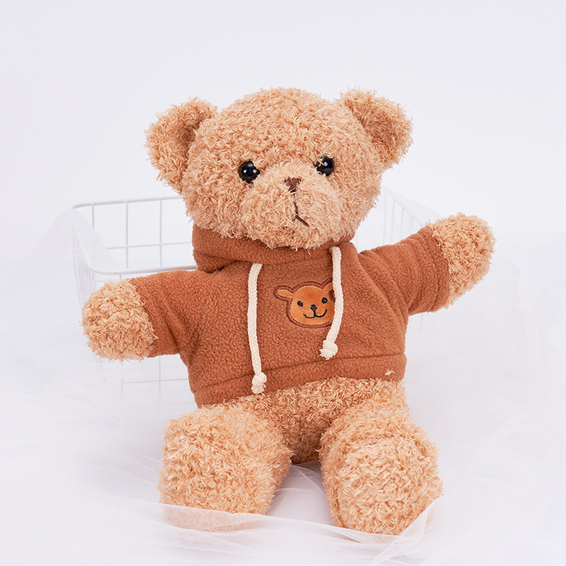 Sudadera de oso de peluche, suéter de oso, almohada de oso, muñeco de oso de peluche, juguete de peluche, logotipo de transferencia térmica