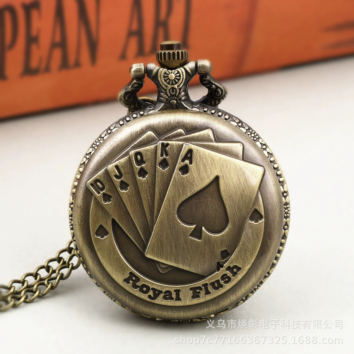 Necklace, classic quartz retro pocket watch for elderly, wholesale, nostalgia