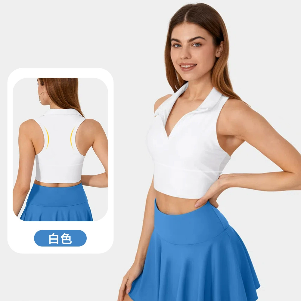 Йога-одежда без рукавов, футболка, спортивный бюстгальтер для тренировок, майка-гимнастика, для бега, обтягивающий