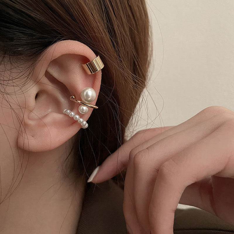 New suit Ear Clip Niche Elegant Simple Earrings Without Ear Holes Cold Style Super Fairy Elegant Small Ear Clip for Women New suit Ear Clip Niche Elegant Simple Earrings Without Ear Holes Cold Style Super Fairy Elegant Small Ear Clip for Women