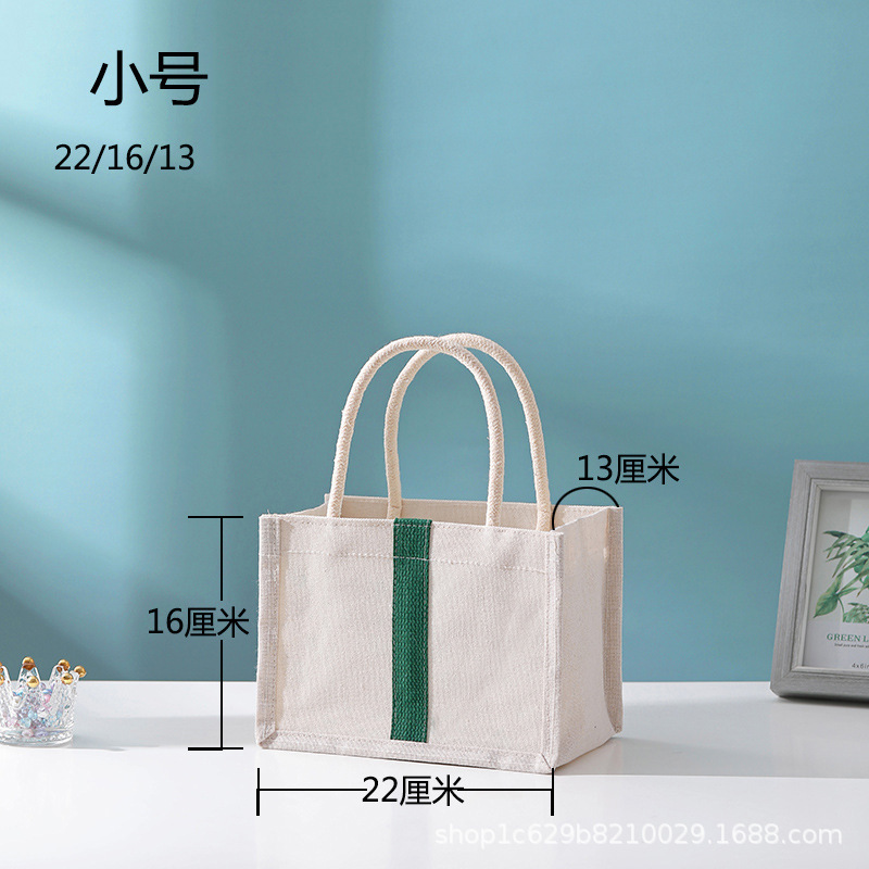 スポットラミネートキャンバスバッグ卸売環境に優しいポータブルキャンバスバッグシングルショルダー手描きキャンバスバッグ印刷可能なロゴコットンリネンバッグ|undefined