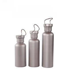 New Product Pure Titanium Sports Water Bottle Large Capacity Outdoor Travel Camping Titanium Alloy with Lid Portable Water Cup Hiking Water Bottle