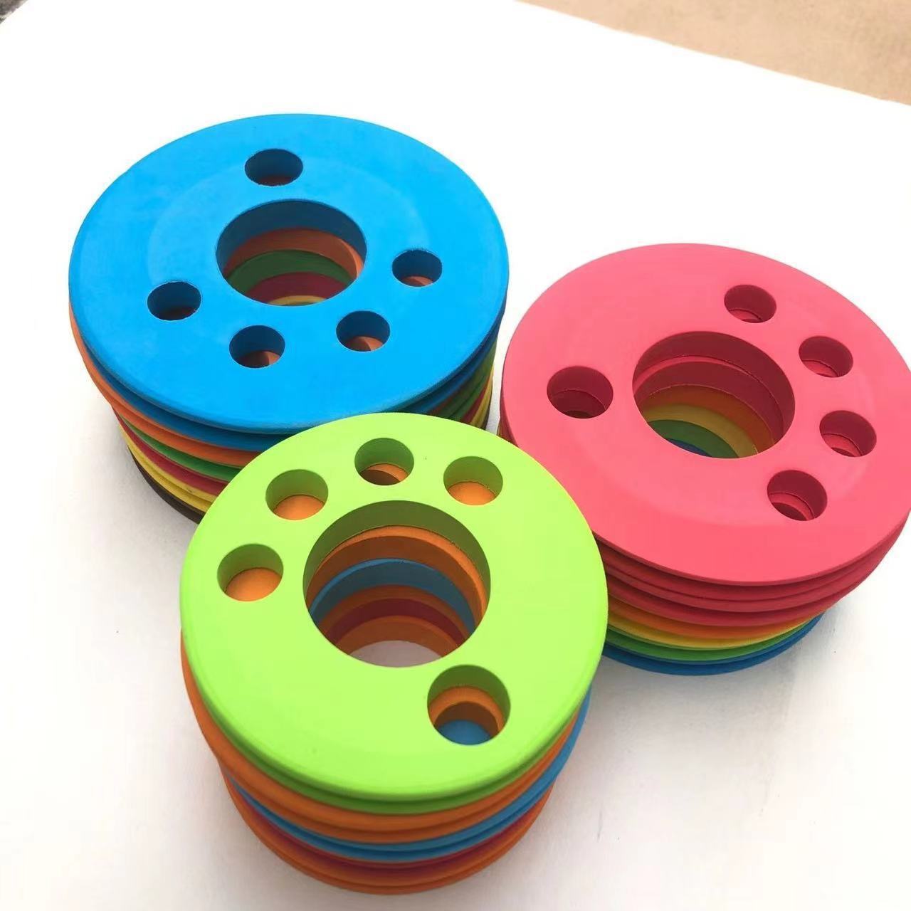Bobina de peces de cinco dedos bobina principal bobina de espuma de color bobina de peces de pesca fábrica de accesorios comerciales