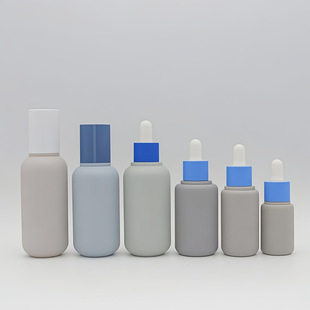 Customized 20 30 50 80 100ml Petg Round Shoulder Round Bottom Thick Wall Thick Bottom Dropper Bottle Essential Oil Empty Bottle