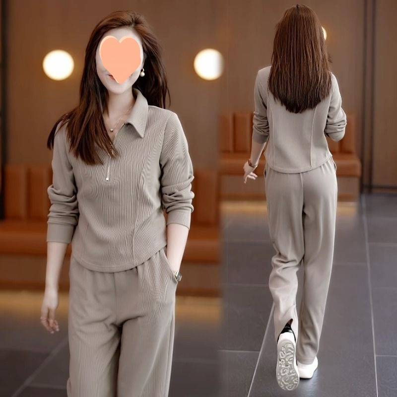 2025春秋季新款休闲运动服套装时尚显瘦卫衣两件套小个子气质减龄