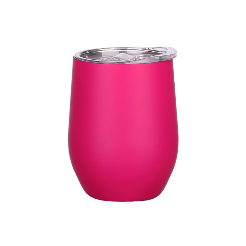 Taza de huevo de acero inoxidable 304 12oz taza de cerveza vacío taza de cáscara de huevo transfronteriza taza de agua portátil al por mayor