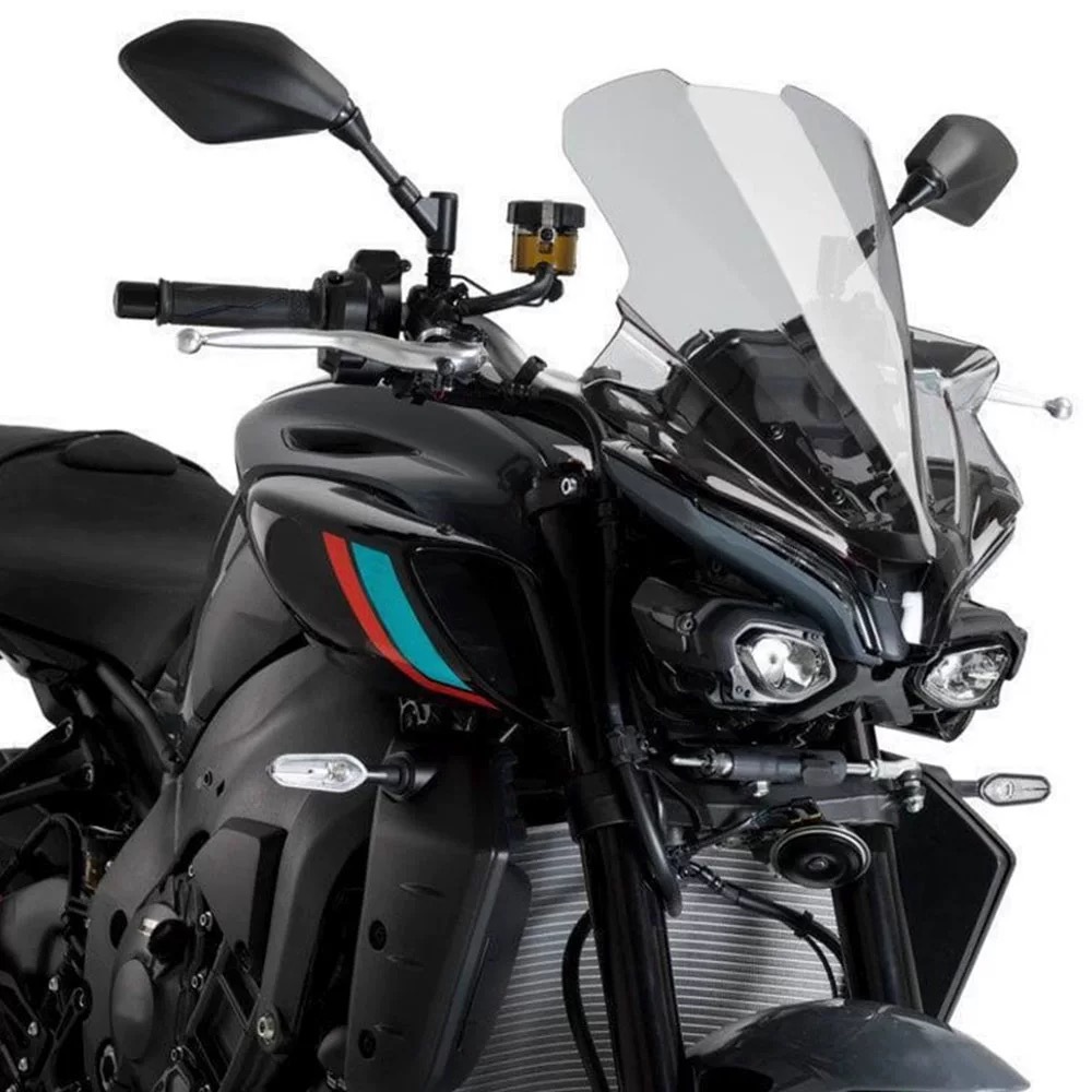 Suitable for Yamaha Mt-10 2022-2024 Modified Motorcycle Front Windshield Wind Protection Windshield Glass