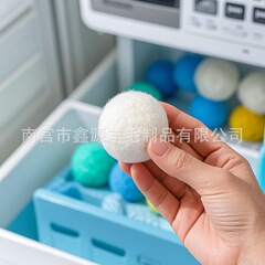 工場卸売りウール毛玉乾燥ボール乾燥ボール家庭では、乾燥洗濯フェルトボールを巻いて静電気を除去しないでください