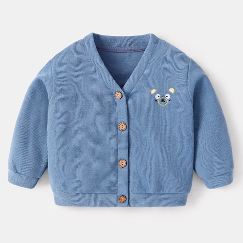婴儿外套针织春秋开衫0-3岁宝宝童装新款幼儿上衣服洋气秋季外穿