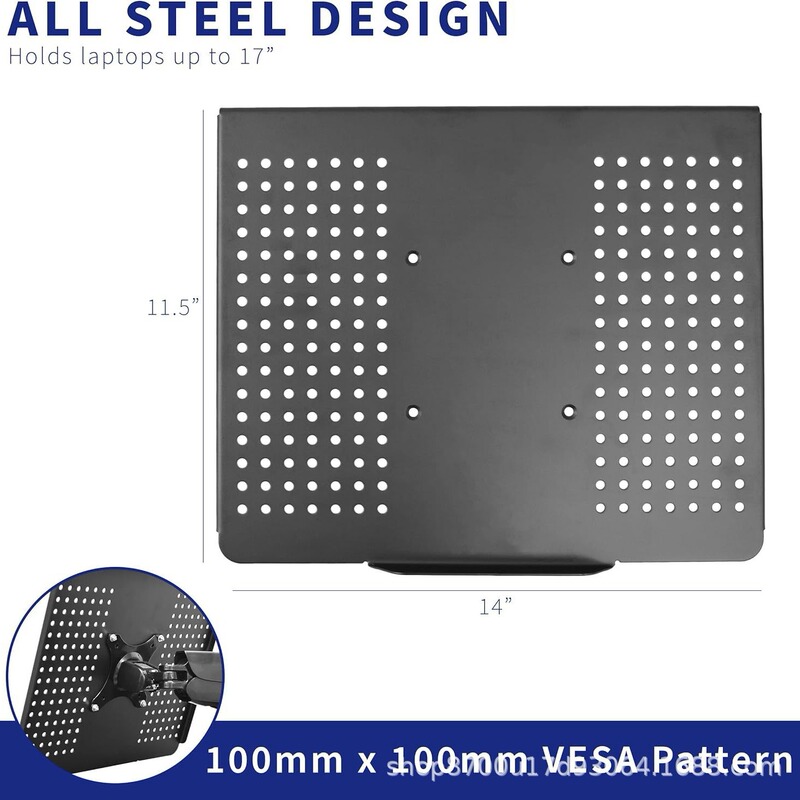 Laptop Tray Cross-border Hot Selling Laptop Ventilation and Cooling Tray Rack for VESA Mounting Support
