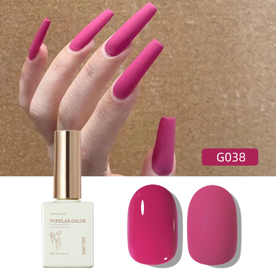 Pure Color new white nail polish glue nude transparent high-grade Nail Polish Nail Polish shop dedicated durable firm Factory wholesale
