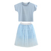 Set, summer clothing, summer children's skirt, western style, suitable for teen, children's clothing