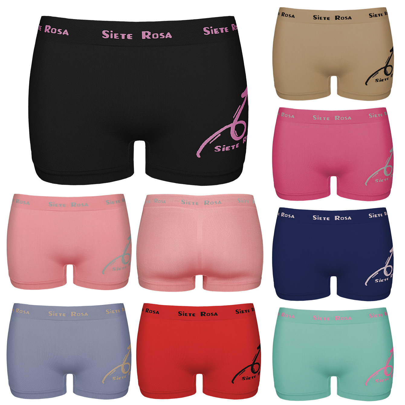 Calzoncillos de verano para mujer, pantalón de seguridad antideslumbrante de boxer, calzoncillos de boxer para mujer ajustados, elásticos suaves, transfronterizos