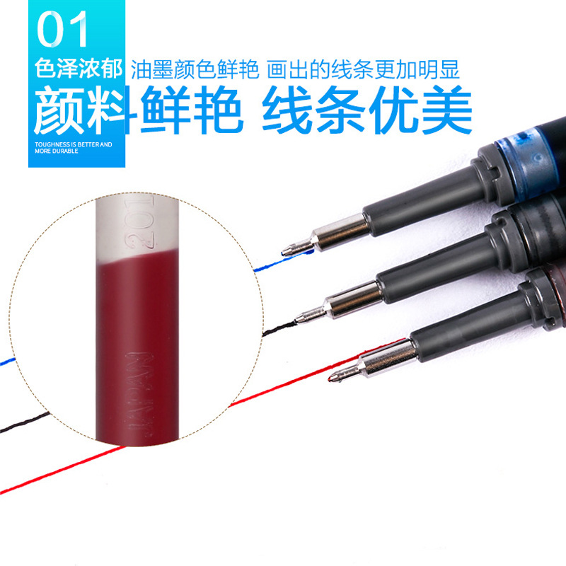 Pentel EnerGel Refill LRN5, Push-button Gel Pen Replacement Cartridge 0.5mm Black/Blue/Red