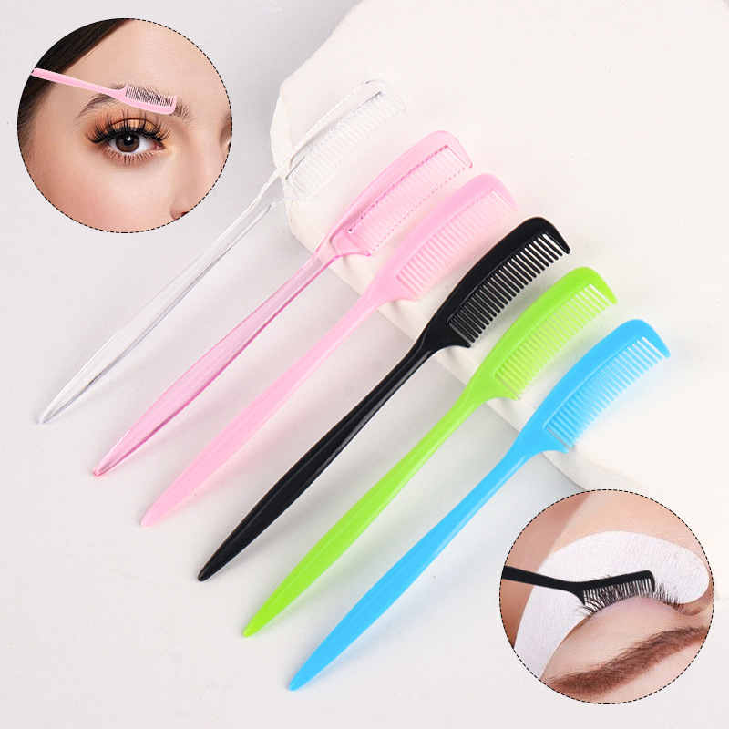 Mini Eyebrow Comb, Bangs Comb, Colorful Compact Portable Eyelash Comb, Beauty Eyelash Brush, Small Comb, Manufacturer Wholesale