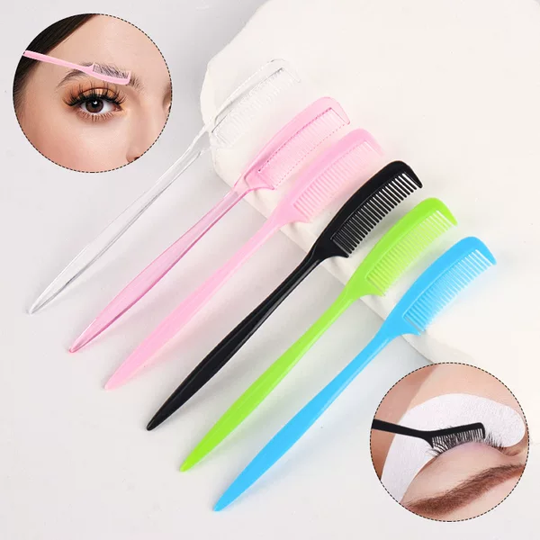 Mini Eyebrow Comb, Bangs Comb, Colorful Compact Portable Eyelash Comb, Beauty Eyelash Brush, Small Comb, Manufacturer Wholesale
