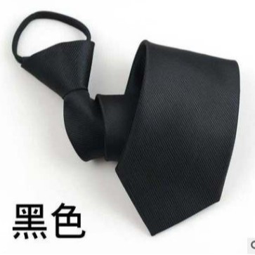 트렌디한 남성 정장 비즈니스 레드 블랙 전문 웨딩 신랑 한국식 게으른 손 없는 넥타이