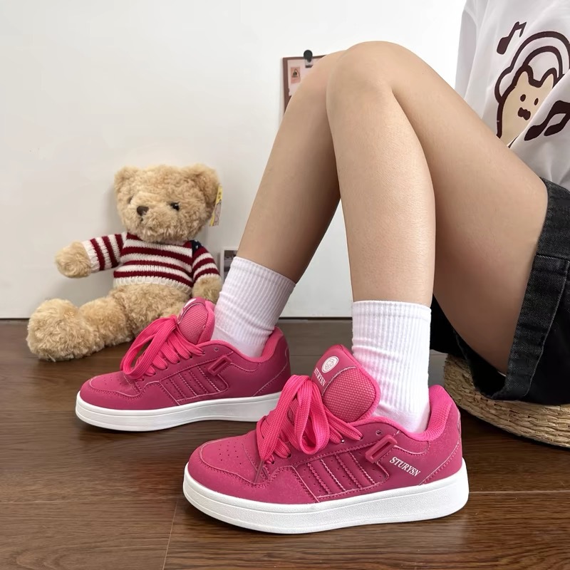 2024 Ins Trendy Herbst/Winter Neue Koreanische Ausgabe Casual Board Vielseitig Student Single Damen Leichte Weiche Sohle_voghion.com
