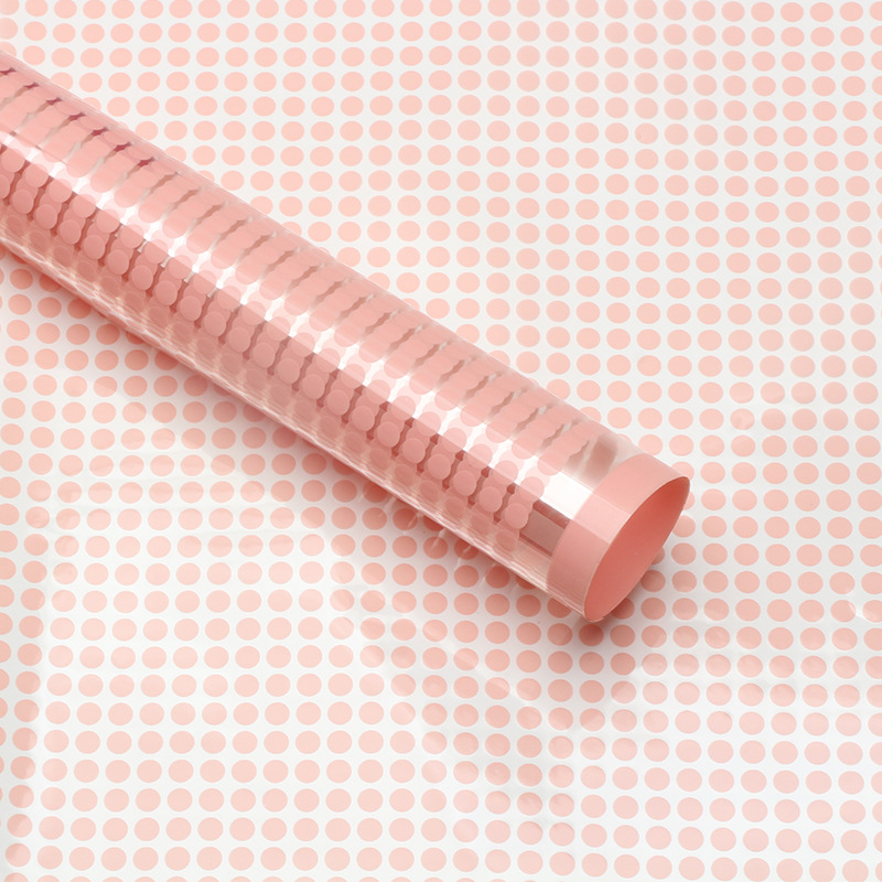 Huaxi bordes vidricola OPP punto de amor flor embalaje de papel de película de color flor florista ramo de flores