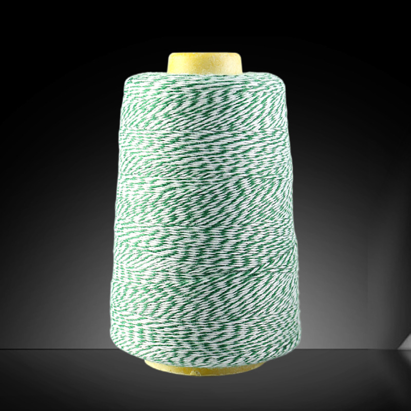 녹색과 흰색 190g 굵은 6가닥(약 450m )