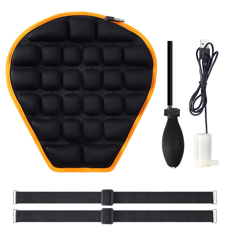 오렌지색 테두리 물방울 패턴